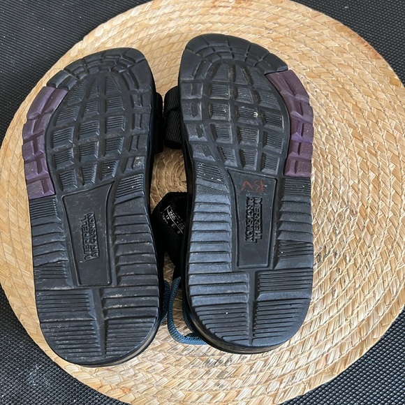 Merrell Outdoor Slides Strap Velcro Sandals Size 10 - Picture 5 of 14